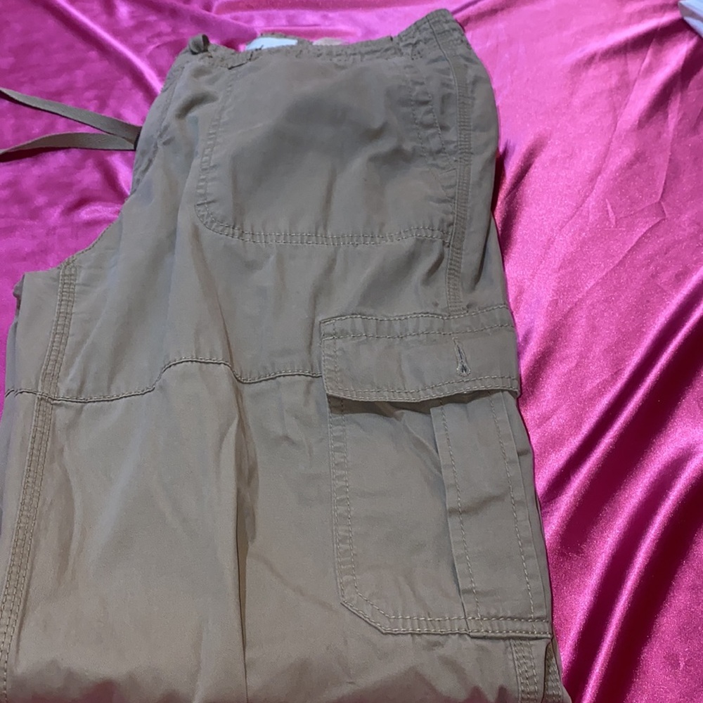 Liz Claiborne Wide Leg Khaki Size 10 - Picture 4 of 5